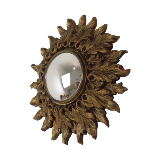 Image 1 of Kleine Italiaanse Zonnespiegel Sunburst Rococo Stijl 24cm