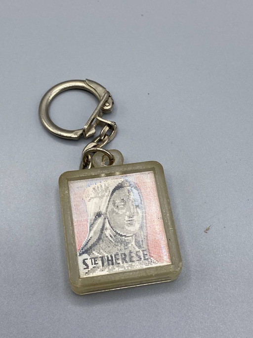 Double-sided Keychain Orphans of Auteuil – Saint Thérèse of Lisieux – portemonnees klein lederwaren, Metal (photo 2 of 2)