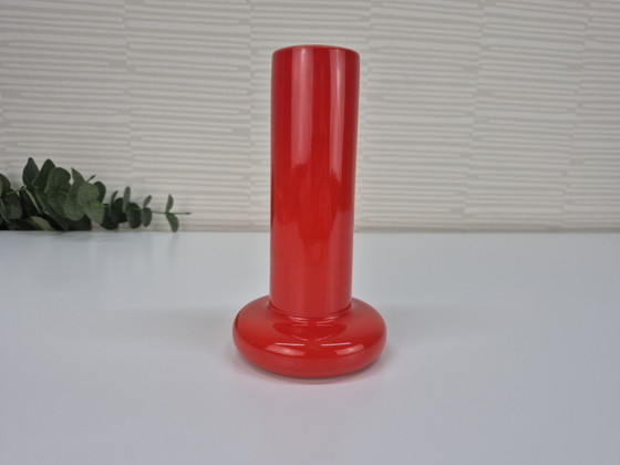 Vaso vintage SicArt modello 009. Ceramica arancione/rossa. – Vasi (photo 3 of 8)
