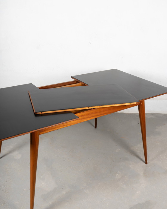 Image 1 of Mid Century Scandinavian Dining Table Made Of Teak