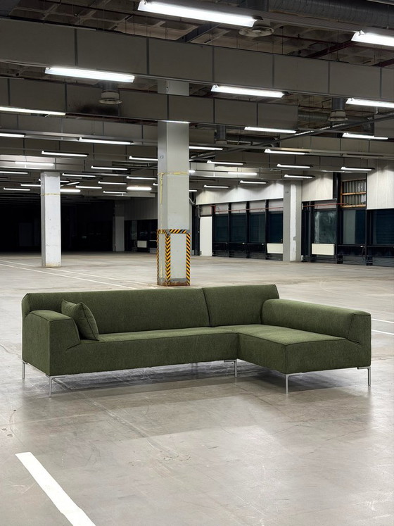 Design On Stock Bloq Sofa | Grün | – Ecksofas, Textile (photo 2 of 12)