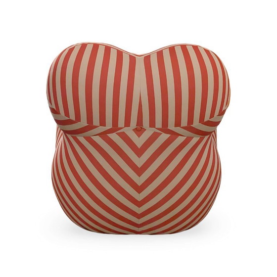 Gaetano Pesce UP Armchair with Ottoman B&B Italia Vintage Orange, Textile, Beige (photo 5 of 13)