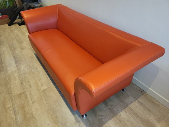 Image 1 of Montel 2-3 person leather sofa