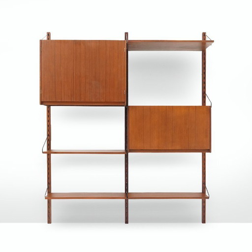 Wall bookcase by Dino Cavalli for Tredici (ILA), 1960s