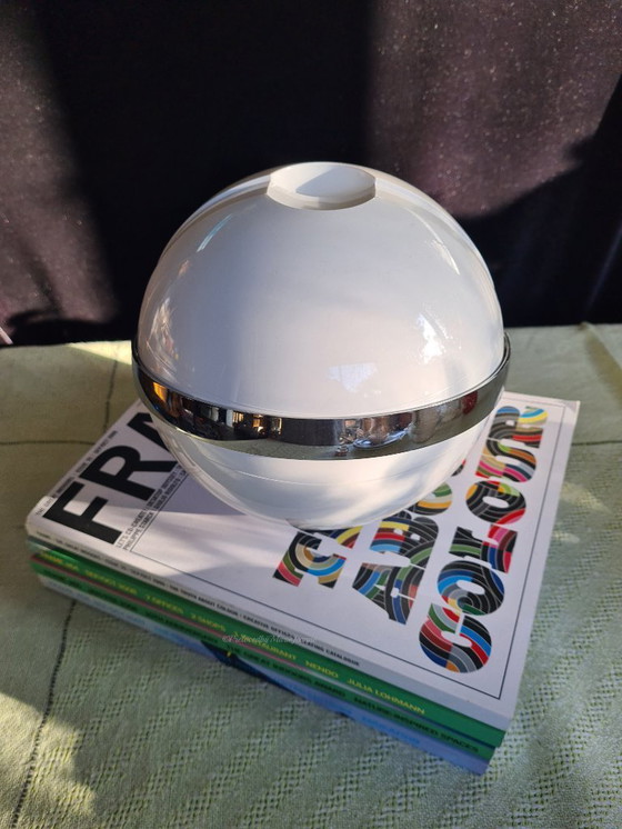 Image 1 of 1x Guzzini Eiskübel Eiskübel 'Stella' Weiß Space Age.