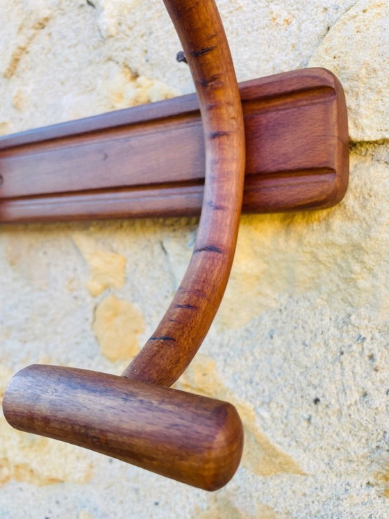 Image 1 of Bugholz, Wandhalterung, Garderobe und Hutständer von Japy Frères, ca. 20er/30er Jahre