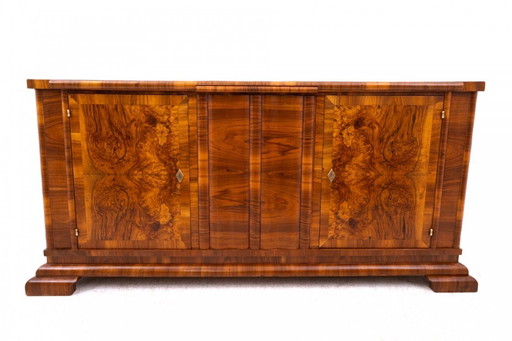 Art Deco buffetkast, Polen, circa 1930.