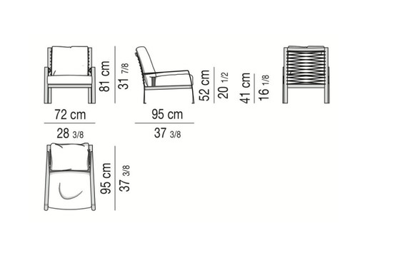 Image 1 of NIEUWSTAAT Minotti Richard Fauteuil + GARANTIE