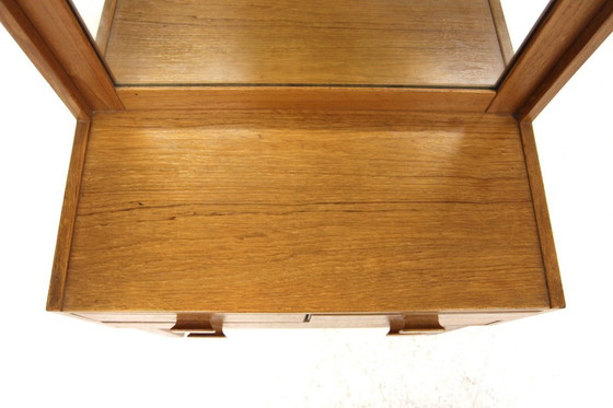 Image 1 of Miroir silhouette vintage en teck, Suède 1960