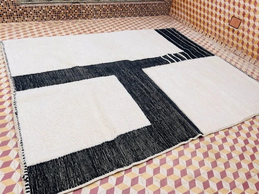 Handgefertigter traditioneller marokkanischer Teppich 2/3 M – Aime Té, vloerkleden en tapijten, Wool (photo 2 of 7)
