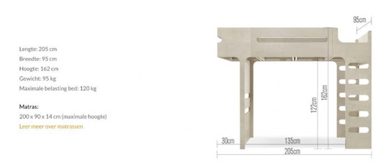 Rafa Kids Letto a Castello F Legno Naturale – Letti singoli, Wood, Minimalisme (photo 3 of 10)