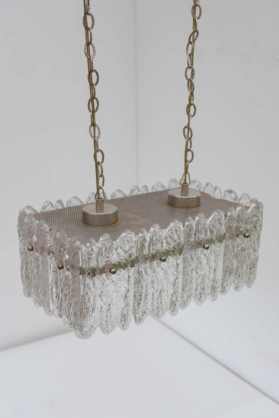 Lampada a sospensione in cristallo "Carl Fagerlund" di Orrefors, Svezia – Lampade a sospensione, Metallo (photo 2 of 16)