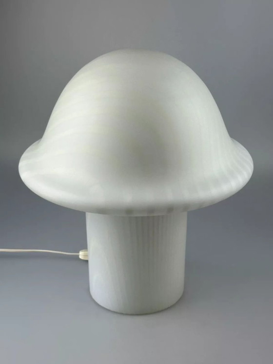 Image 1 of XL 60's 70's Peill & Putzler Germany Lampe de table Mushroom verre Space Age