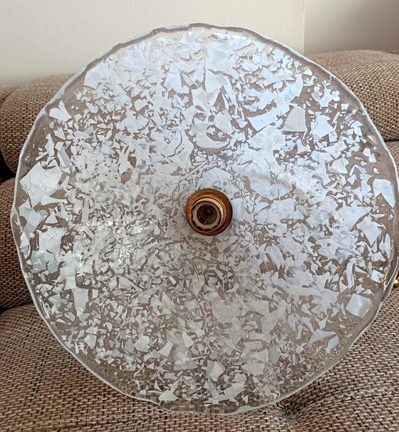 Image 1 of Lustre MURANO à hauteur réglable / Effet glace lumineux Sylcom Nouveau