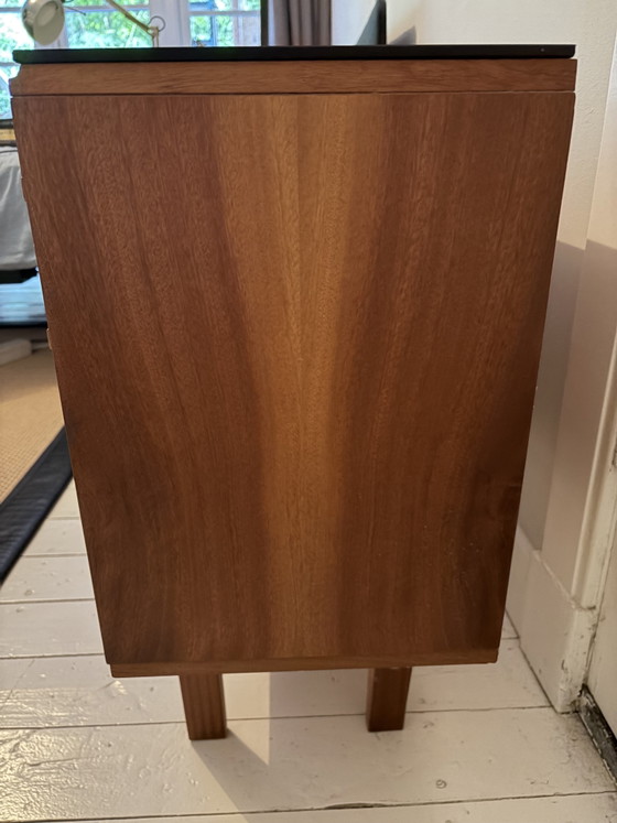 Frantisek Mezulanik / Vintage Nightstands – Glass, Wood (photo 5 of 5)