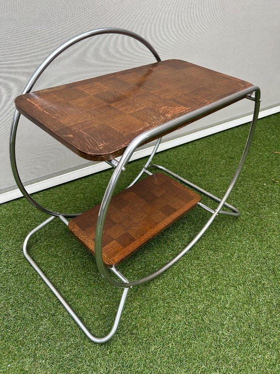 Image 1 of Art deco side table. 