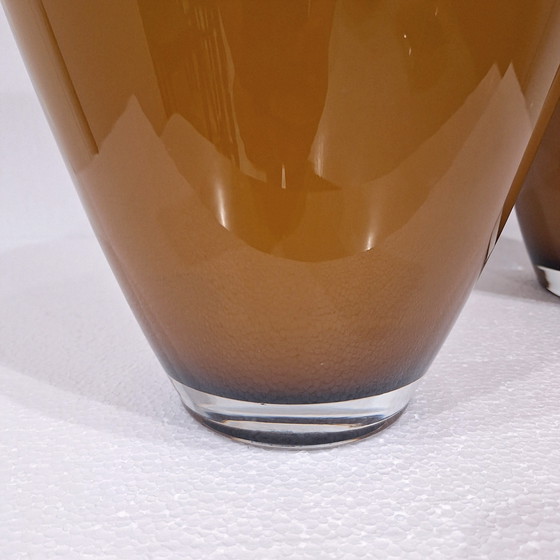 Image 1 of Set di due grandi vasi di Murano degli anni '60