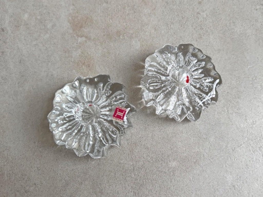2 portavelas de cristal Hadeland de Noruega – kandelaars en kaarsen, Crystal, Glass (photo 2 of 7)