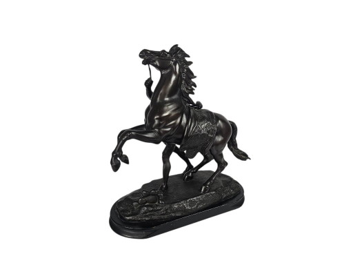 Guillame Coustou - 'Chaval de Marly' - bronze - signed - 19th century