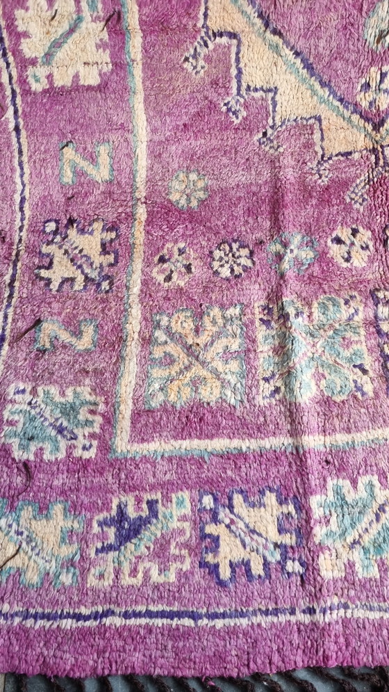 Image 1 of Vintage Berber carpet, Moroccan rug 150x265