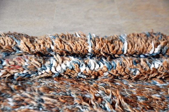 Image 1 of Earthy Tone Vintage Moroccan Boujaad Rug – 228 x 141 cm