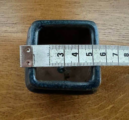 Piccolo vaso quadrato Mame, 5 cm x 5 cm, per bonsai o succulente