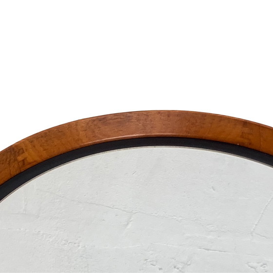 Image 1 of Teak Mirror By Uno & Östen Kristiansson For Luxus