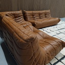 Set modulare Ligne Roset Togo | Pelle color cognac
