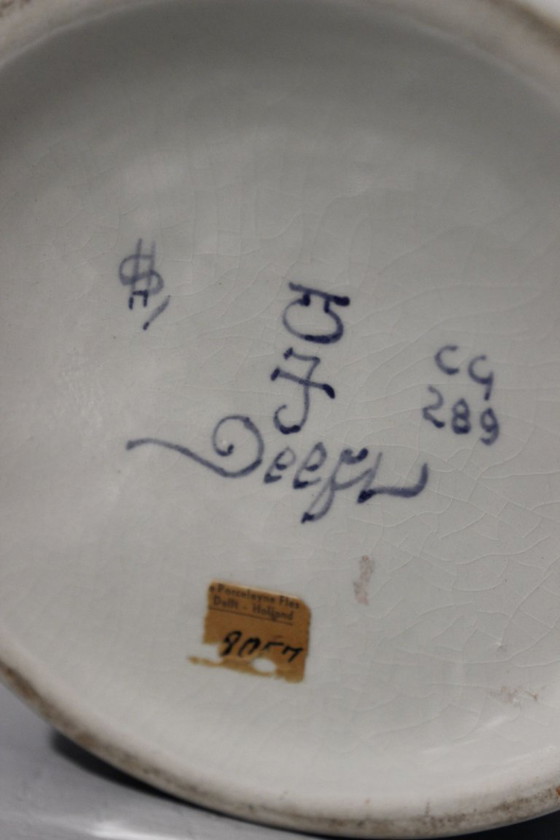 Image 1 of Große Vase/Lampenfuß von Royal Delft, Code CG 1962, Holland