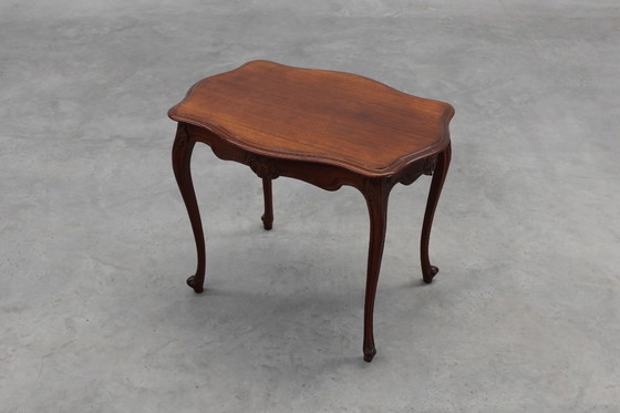 Image 1 of Antico tavolino intagliato in stile LOUIS XV, Francia ca. 1900