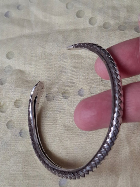 Image 1 of Massief zilveren armband, 20 cm (geschikt voor polsen van 18,5 tot 22 cm)
