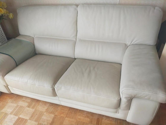 Image 1 of Roche Bobois leather sofa - Very good condition