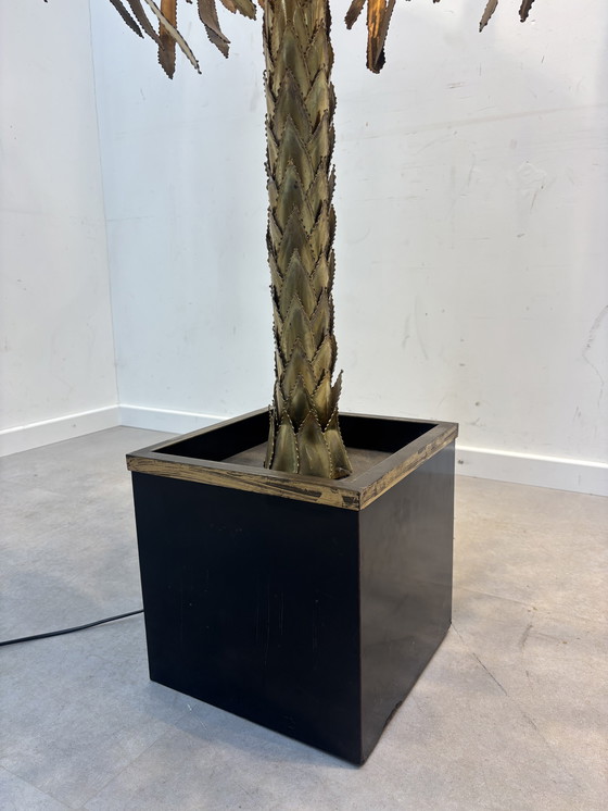 Image 1 of Maison Jansen Palm Tree Floor Lamp