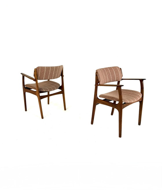 Image 1 of Set of 2 dining chairs model 50, Erik Buch '70