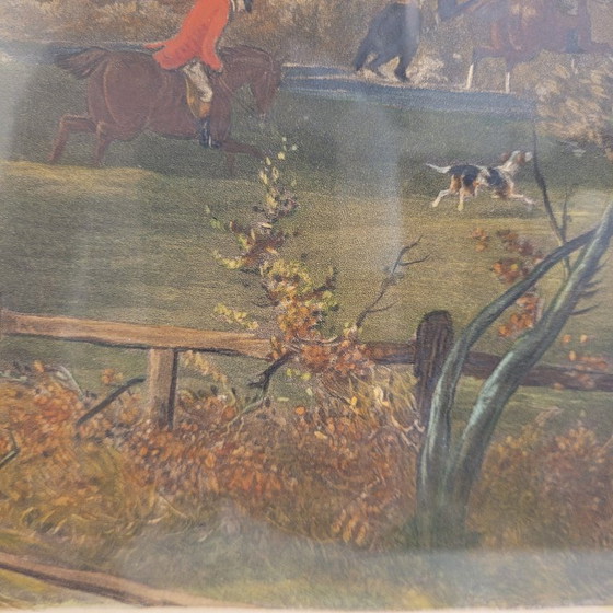 Image 1 of Engraving “Full cry”, J. Harris and William J. Shayer, 1864 - England