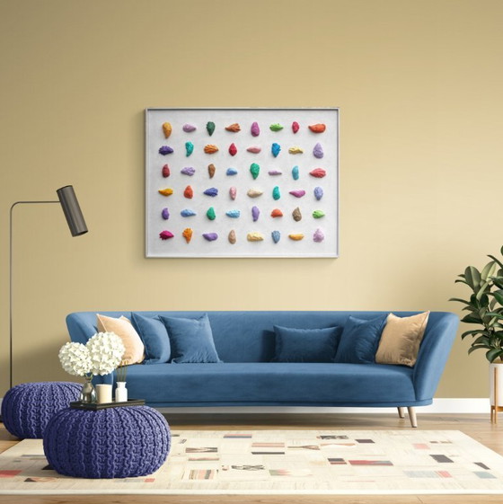 Image 1 of Huîtres colorées - 104 x 134 cm