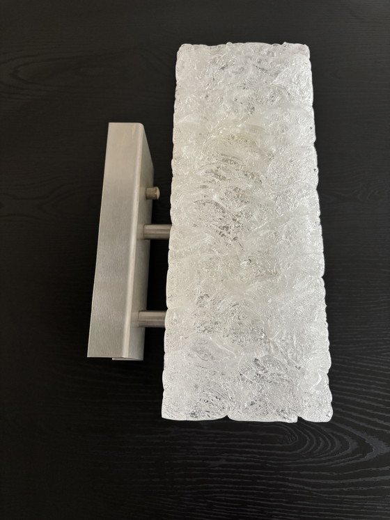 Image 1 of Vintage “ice” wall lamp exclusive design 30 cm