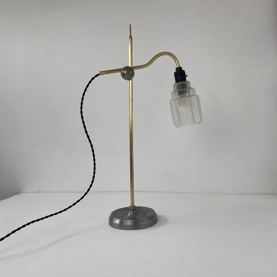 Image 1 of OUDE VINTAGE BUREAULAMP "LE SUCCES PARIS