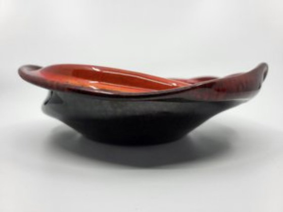 Image 1 of Bandeja de bolsillo de cerámica roja francesa