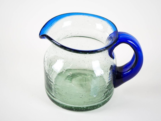Image 1 of Pot à lait en verre, design italien, années 1970, fabriqué en Italie