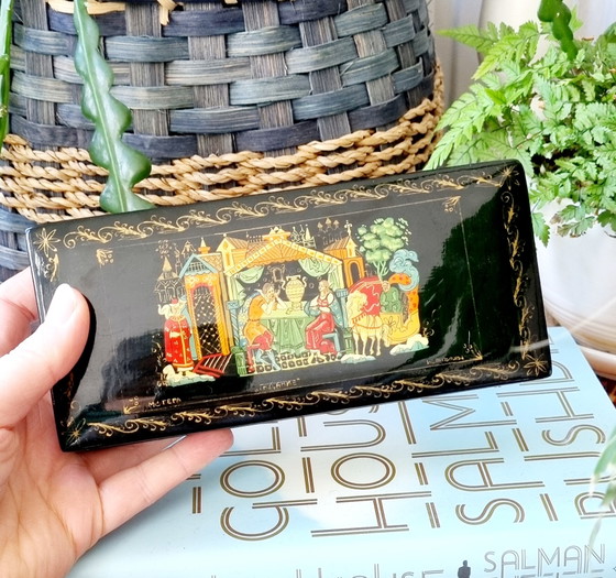 Caja de laca estilo clásico Mstera. – Objetos decorativos, Wood (photo 8 of 15)