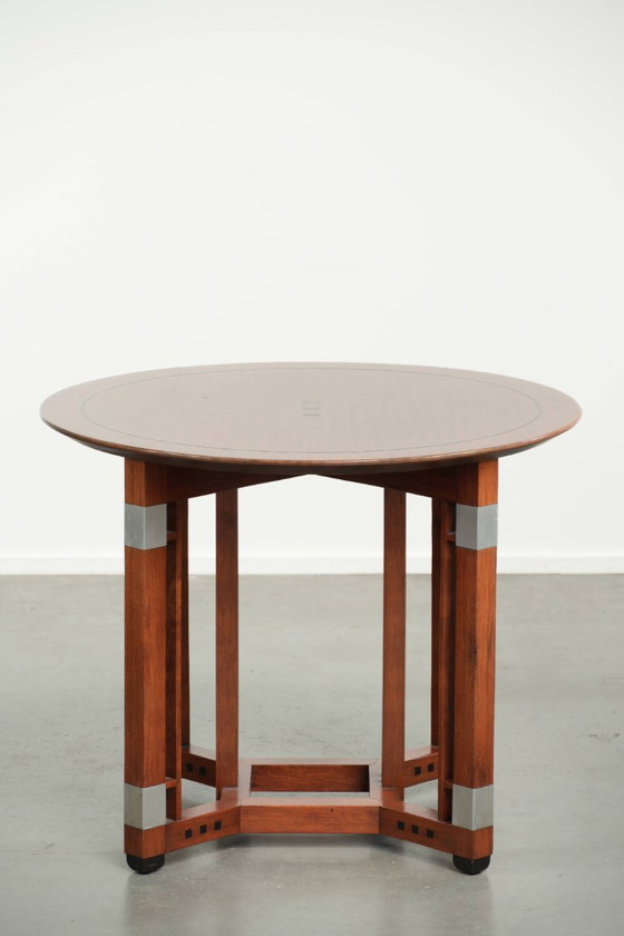 Ronde salon/bijzettafel van Schuitema in Art Deco design uit de Decoforma serie – Salontafels, Wood, Klassiek (photo 3 of 13)