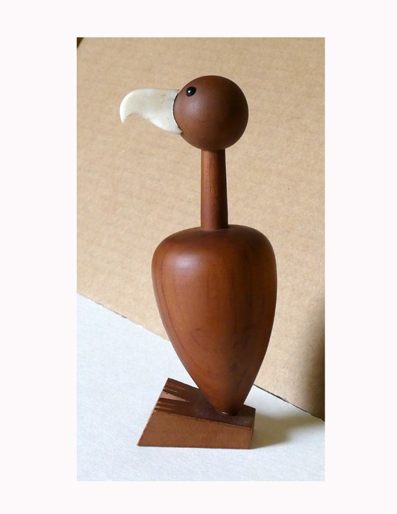 Image 1 of 1 bird, vulture, condor, cherry wood, Royal Pet, Senshukai, Japan 1970s