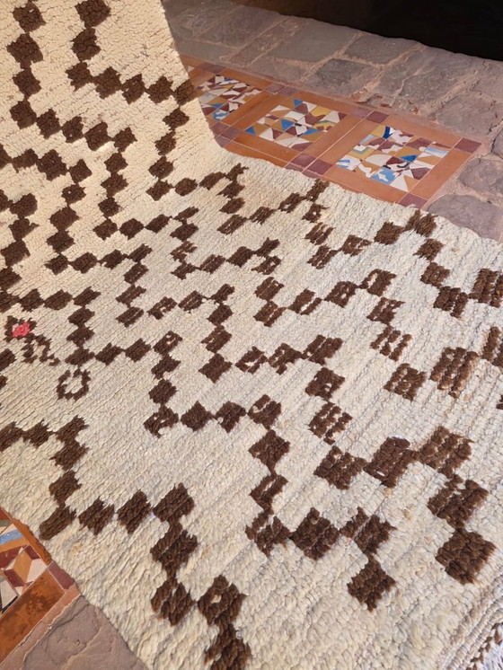 Image 1 of Vintage Beni Ourain rug 194 x 84 cm