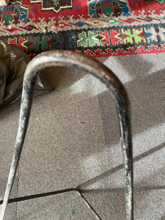 Original Vintage Butterfly Chair Frame - Solid Steel, Side chairs, Iron, Metal, Black (photo 7 of 7)