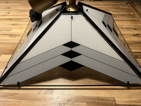 Image 1 of Rare suspension vintage Memphis Art Déco des années 80