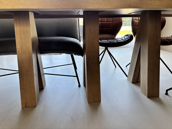 Image 1 of Oak dining table