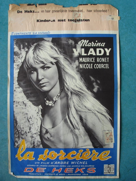 Image 1 of Partij originele filmposters uit de jaren 50-60