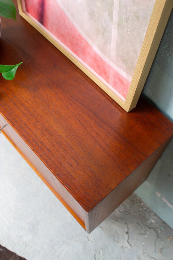 Image 1 of Vintage teak chest of drawers sideboard cabinet mid century 60s