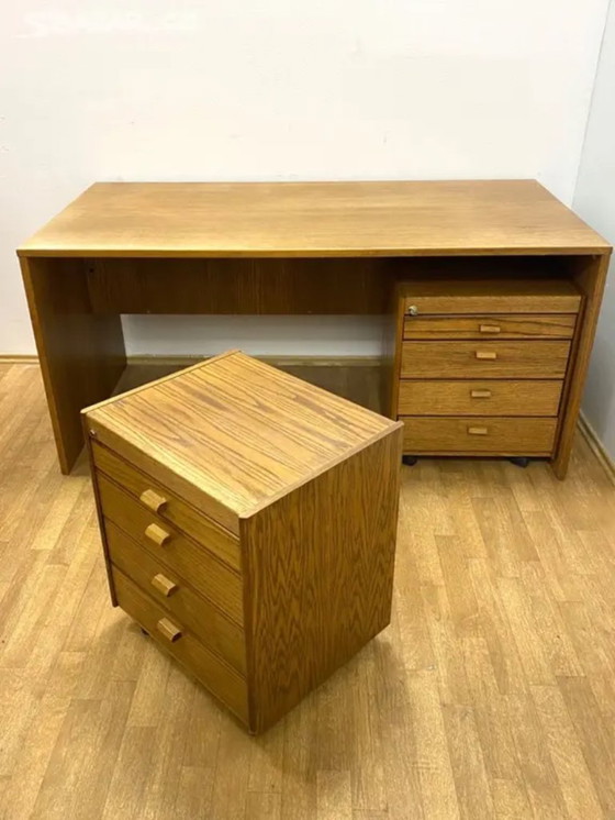 Image 1 of Scrivania retrò, anni '80, Cecoslovacchia